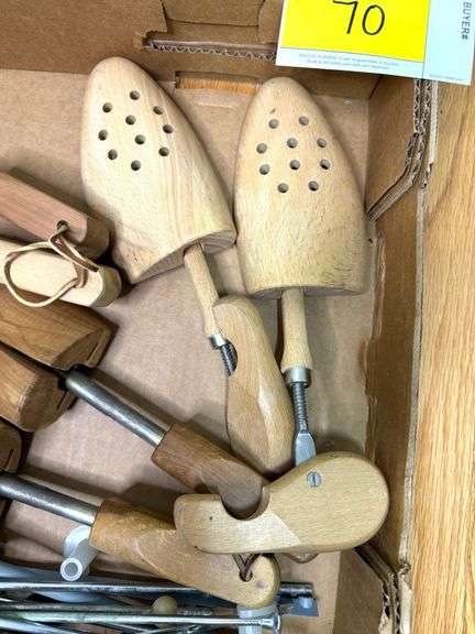 Vintage Wooden Shoe Stretchers- 4 pairs total