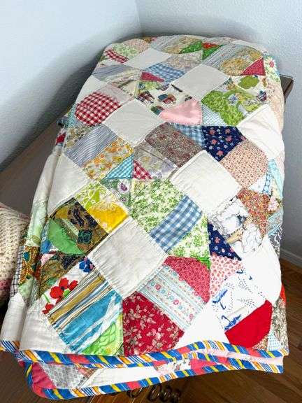 Handmade Quilt & 2 Afghans