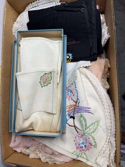 Hand-Adorned Napkins & more handiwork