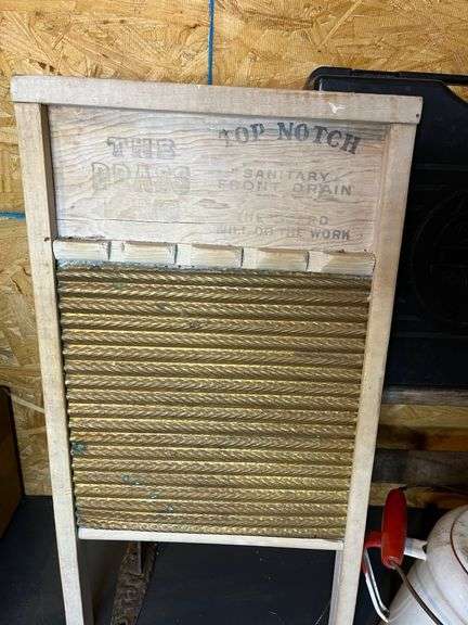Washboard, Paper Cutter, Kettle & More