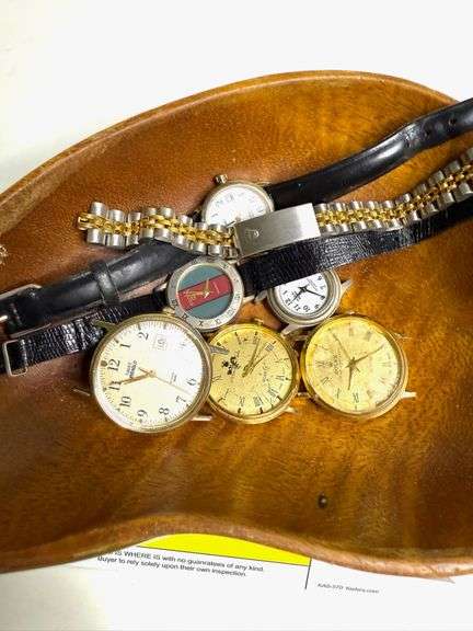Assorted Men's & Women's Watches & Watch Parts- 2 broken labeled Rolex