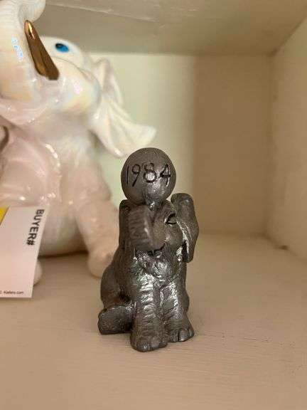 5 Elephant Figurines