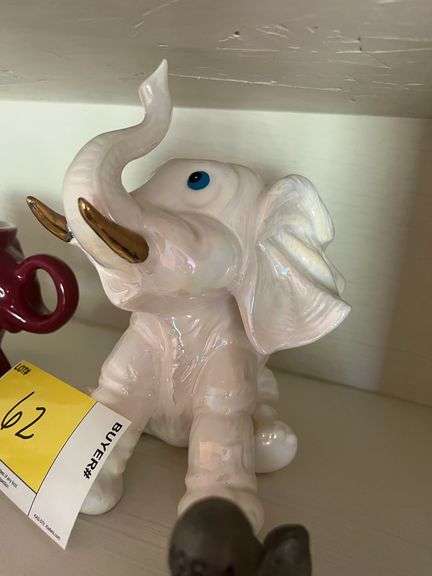 5 Elephant Figurines