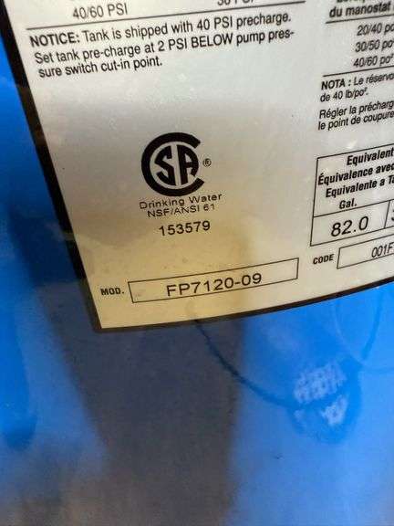 Flotec Cast Iron Pressure Tank – 1/2 HP