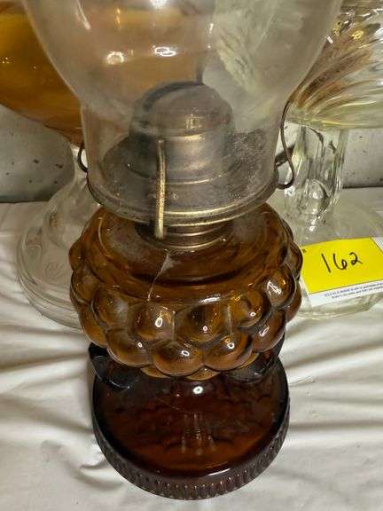 Aladdin Oil Lamp & 2 Unmarked Oil Lamps
