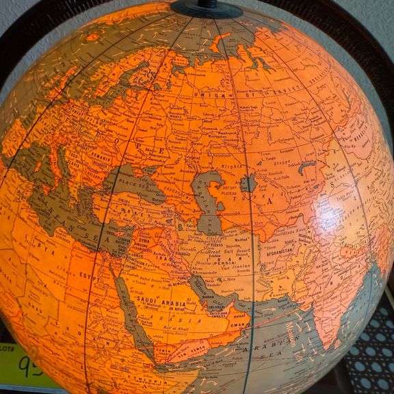 Lighted World Globe