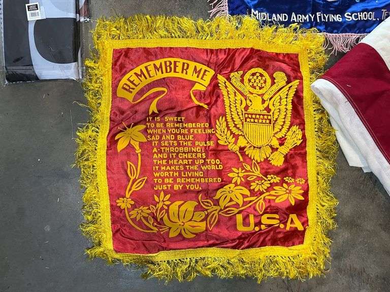 'Keep Em' Flying' Banner & Other Patriotic Goods