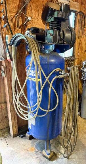 Campbell Hausfeld 60-Gallon Vertical Air Compressor – Extreme Duty, 6.5HP