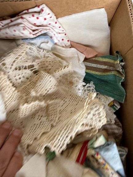 Vintage Linens & Handiwork- kitchen, chicks & lilies