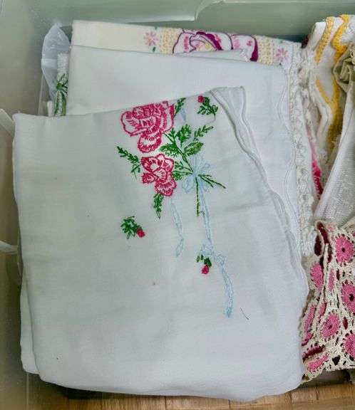 Handiwork Box & Crochet Books- Pretty Pink Floral!