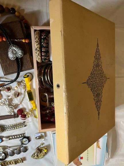 Vintage Jewelry, including Mickey Mouse Watch & Card