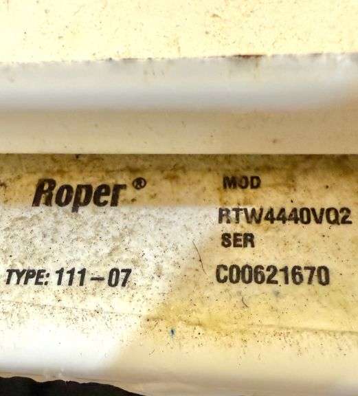 Roper by Whirlpool Washing Machine, Super Capacity 8-Cycle, 2 Speed Electric