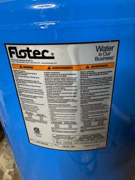 Flotec Cast Iron Pressure Tank – 1/2 HP