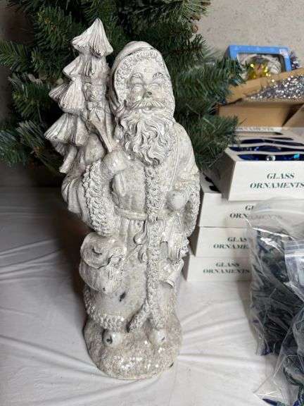 Assorted Christmas Decor- 1/2 of contents of table