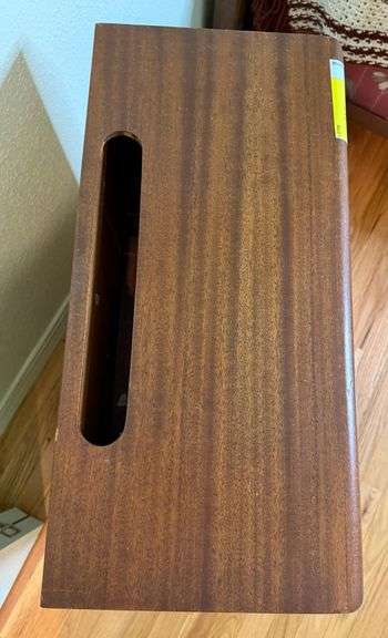 Wooden Book Shelf, 2'4.5" tall, 2' wide, 1' deep- books not included