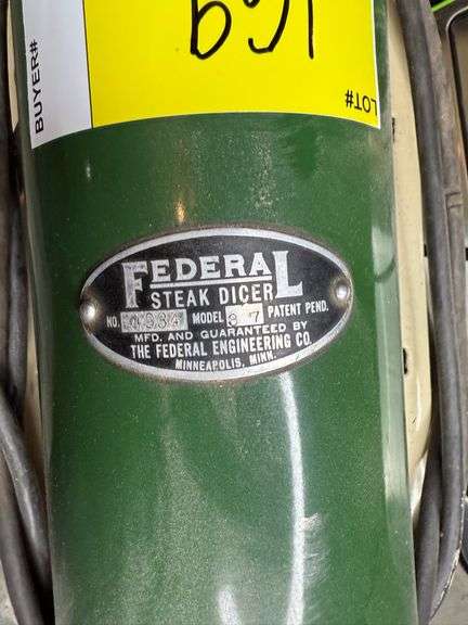 Federal Steak Dicer & Electronic Food Saver