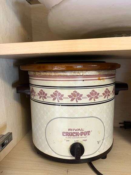 Crock Pot, Can Opener, Platters, Wine Cooler
