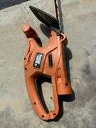 2 Blowers (electric works, gas untested), 2 Hedge Trimmers (1 works, 1 untested)