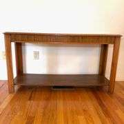 2 1970s Side Tables & Sofa Table