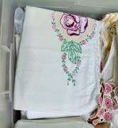 Handiwork Box & Crochet Books- Pretty Pink Floral!