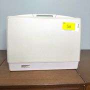 Vintage Montgomery Ward Good Housekeeper Sewing Machine with cover for easy storage