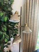 Shark Vacuum, Silk Plant, Mid-Century Lamp