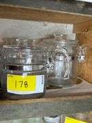 Glass & Stainless Teapots with box of parts