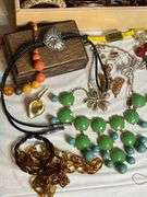 Vintage Jewelry, including Mickey Mouse Watch & Card