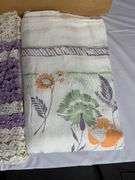 Box of Linens- pillow, florals, patriotic & more