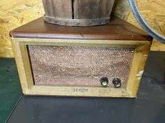 Horse Shoes Brand Clothes w/ Ringer, Fruit Basket, Zenith Record Player