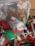 Assorted Christmas Decor- 1/2 of contents of table