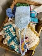 2 Afghans, Vintage Iron & lots of crochet!