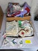 Vintage Linens & Handiwork- florals, butterflies & more
