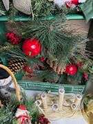 Christmas Galore!  1/2 of contents of table