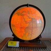 Lighted World Globe