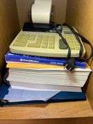 Office Supplies & Black Organizer