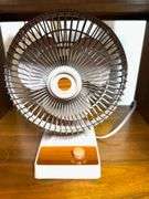 Oil Lamp, Wesclox Electric Clock, Fan, Figurines & more!
