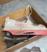 Antique Seed Spreader & Cast Iron Goodies!