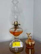 Orange Oil Lantern & Deer Jewelry Dish