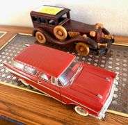 2 Collectible Classics Vehicles- wood & metal