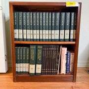 Wooden Book Shelf, 2'4.5" tall, 2' wide, 1' deep- books not included