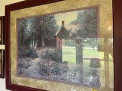 Photo & 4 Small Mirrors, Footprints Framed Clock