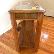 2 1970s Side Tables & Sofa Table