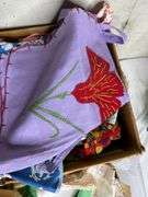 Vintage Linens & Handiwork- florals, butterflies & more