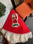 Assorted Christmas Decor- 1/2 of contents of table
