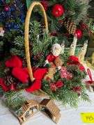 Christmas Galore!  1/2 of contents of table
