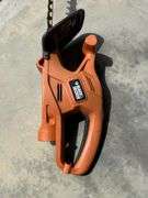2 Blowers (electric works, gas untested), 2 Hedge Trimmers (1 works, 1 untested)