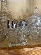 Vintage Crystal Barware & Serveware Lot – Decanters, Glasses, Shakers & More