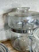 Glass & Stainless Teapots with box of parts