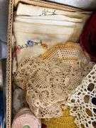 Box of Handiwork- Crochet, Thread & More